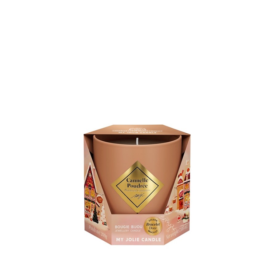 My Jolie Candle Vonná svíčka 40h s náramkem My Jolie Candle Village Skořice v prášku 320163 - Náramky