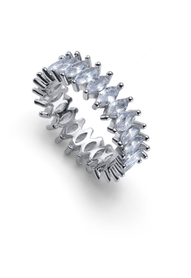 Oliver Weber Jedinečný prsten s kubickými zirkony Hermione 41172 52 mm