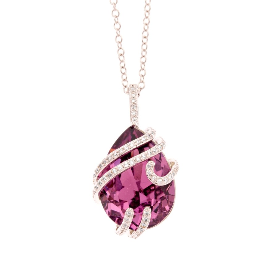 Oliver Weber Elegantní náhrdelník s&nbsp;krystaly Lumiere 12494 219 - Náhrdelníky Náhrdelníky s&nbsp;kameny