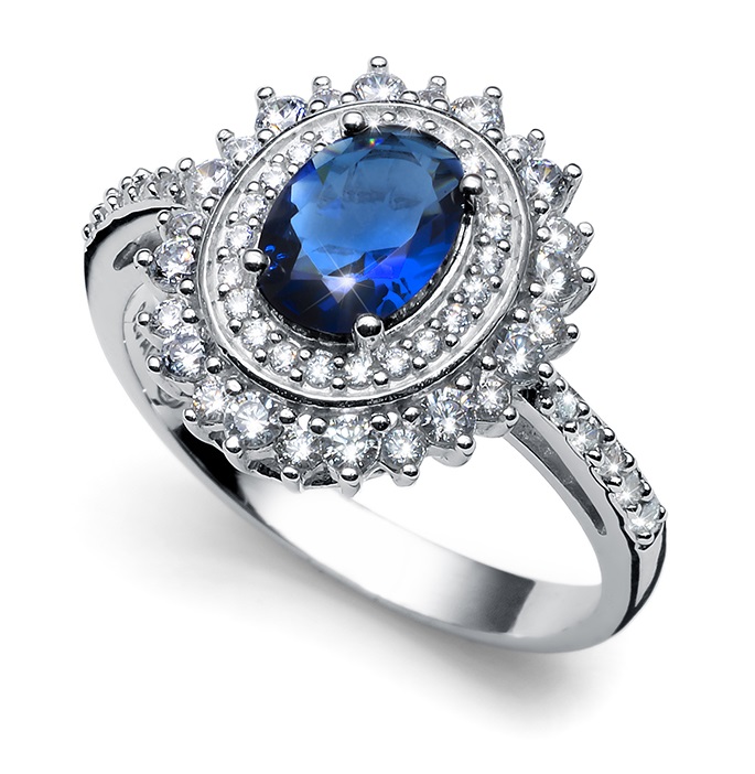 Oliver Weber Luxusní stříbrný prsten ve stylu Kate Pure 63270 61 mm - Prsteny Prsteny s kamínkem