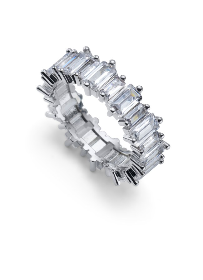 Oliver Weber Nádherný prsten s kubickými zirkony Hama 41170 54 mm - Prsteny Prsteny s kamínkem