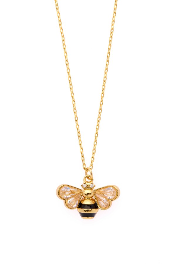 Oliver Weber Pozlacený náhrdelník s včelkou 12444G - Náhrdelníky