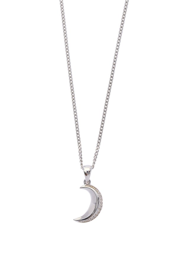 Oliver Weber Stříbrný náhrdelník Půlměsíc Selene 61288 (řetízek, přívěsek) - Náhrdelníky