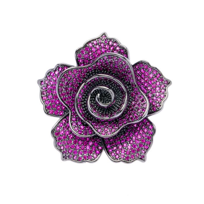 Oliver Weber Třpytivá květinová brož s krystaly Peony 58053 Oliver Weber Třpytivá květinová brož s krystaly Peony 58053 - Brože