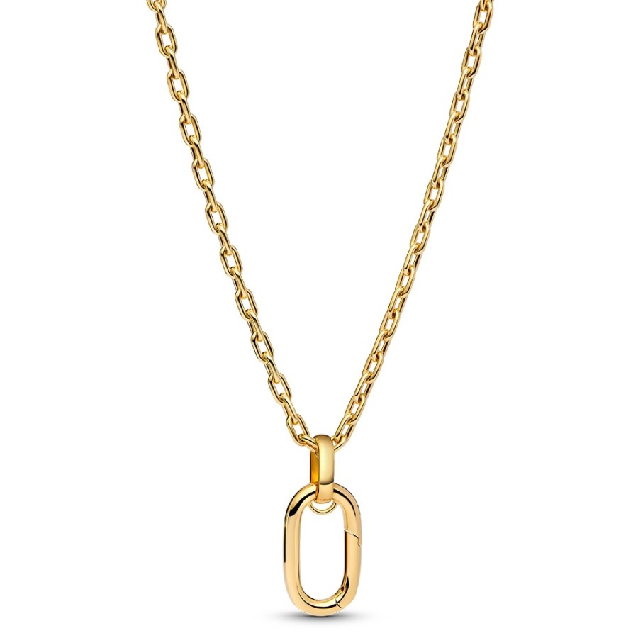 Pandora Dlouhý pozlacený náhrdelník s očkem Shine Me 364083C00-70