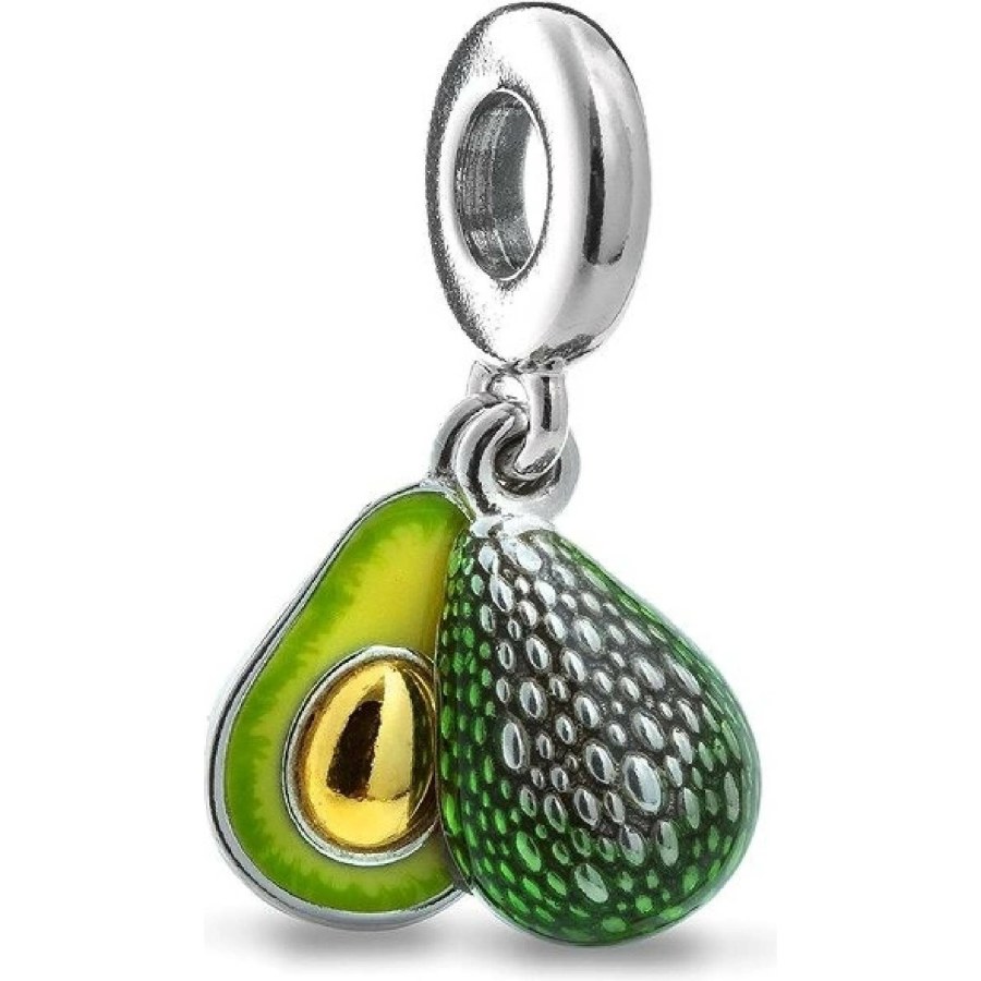 Pandora Dvojitý visací přívěsek Avokádo Moments 763405C01 - Přívěsky Přívěsky na náramky