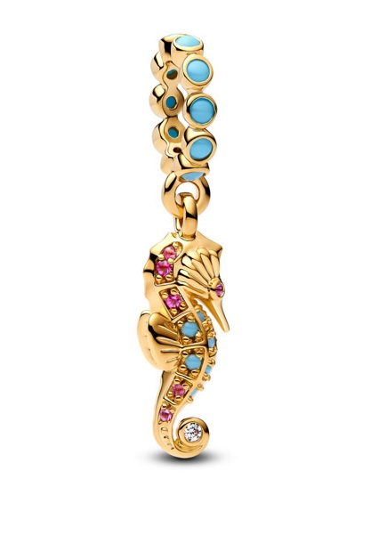 Pandora Pozlacený přívěsek Mořský koník Shine Moments 763895C01 Pandora Pozlacený přívěsek Mořský koník Shine Moments 763895C01 - Přívěsky a korálky