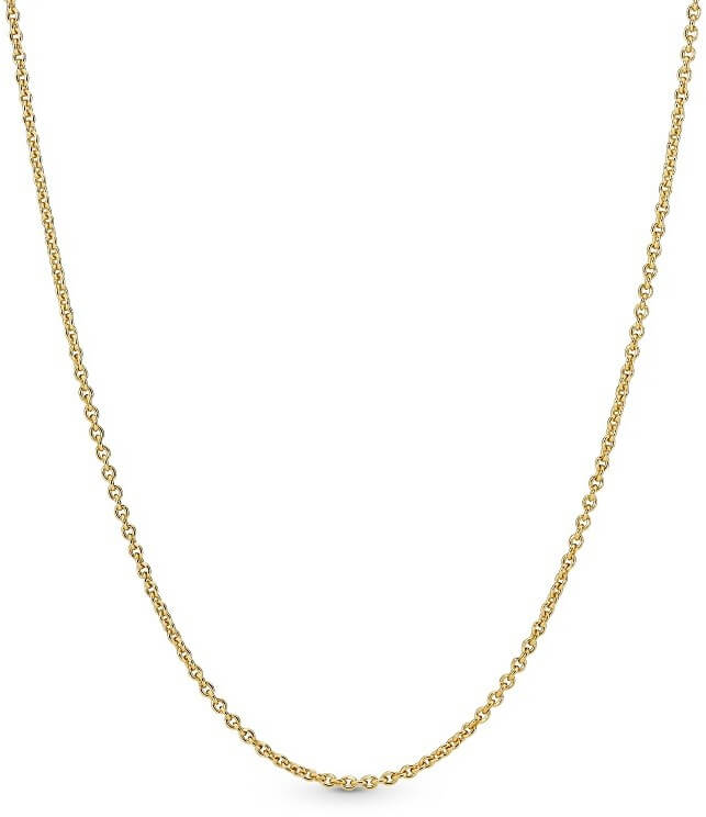 Pandora Elegantní pozlacený řetízek Anker Shine 368727C00-45
