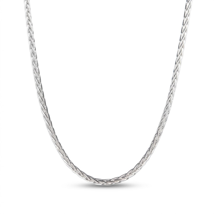 Pandora Elegantní stříbrný náhrdelník se zirkony Moments 394463C01 45 cm