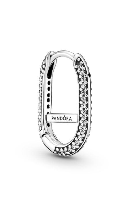 Pandora Stříbrná single náušnice se zirkony Me 299682C01 - Náušnice Asymetrické náušnice