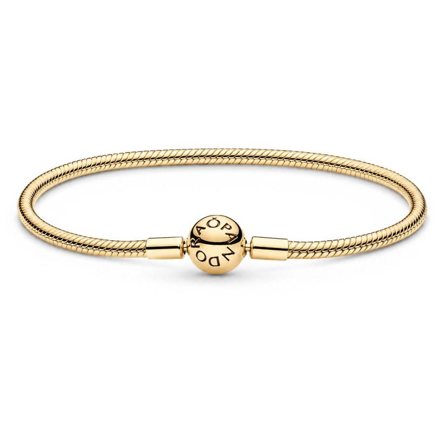 Pandora Luxusní pozlacený náramek Shine Moments 568748C00 17 cm