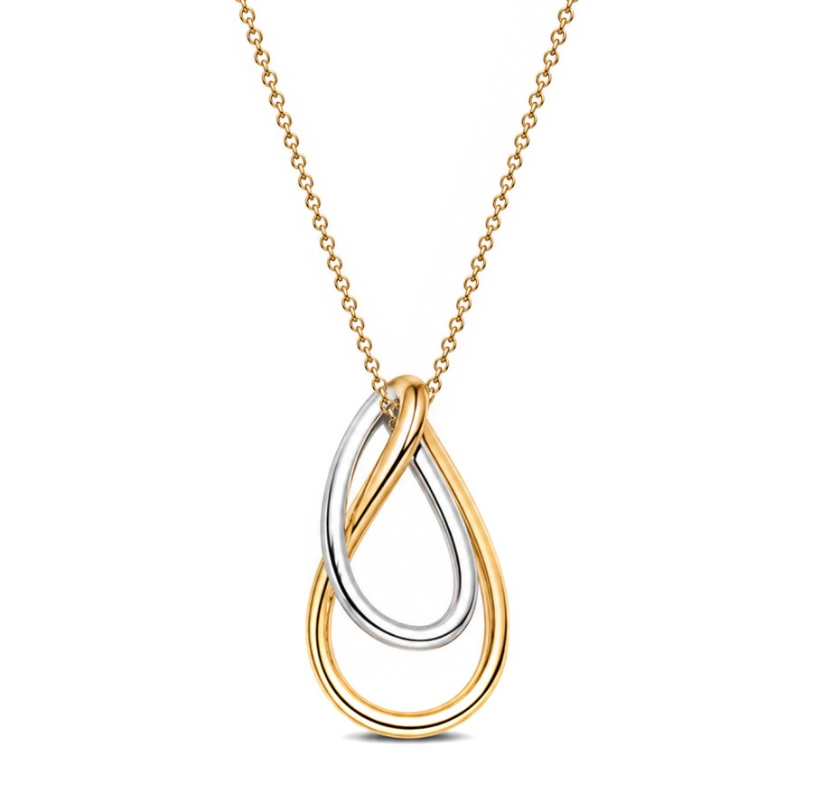 Pandora Moderní bicolor náhrdelník Shine Essence 364668C00 50 cm