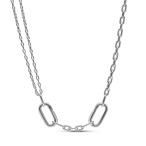 Pandora Módní stříbrný náhrdelník na přívěsky Me 392303C00-45 - Náhrdelníky