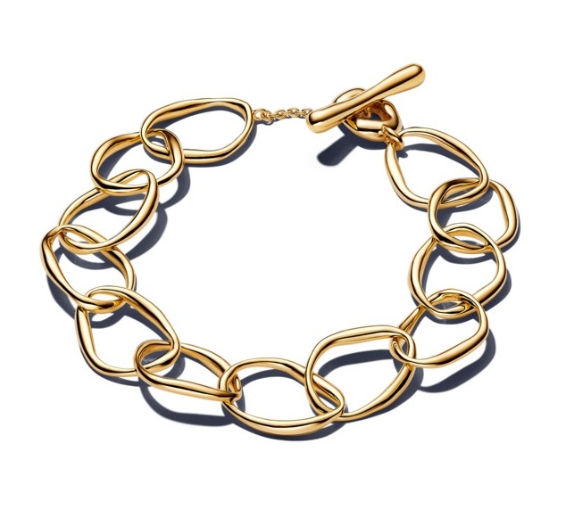 Pandora Originální pozlacený náramek Shine Essence 563864C00 20 cm