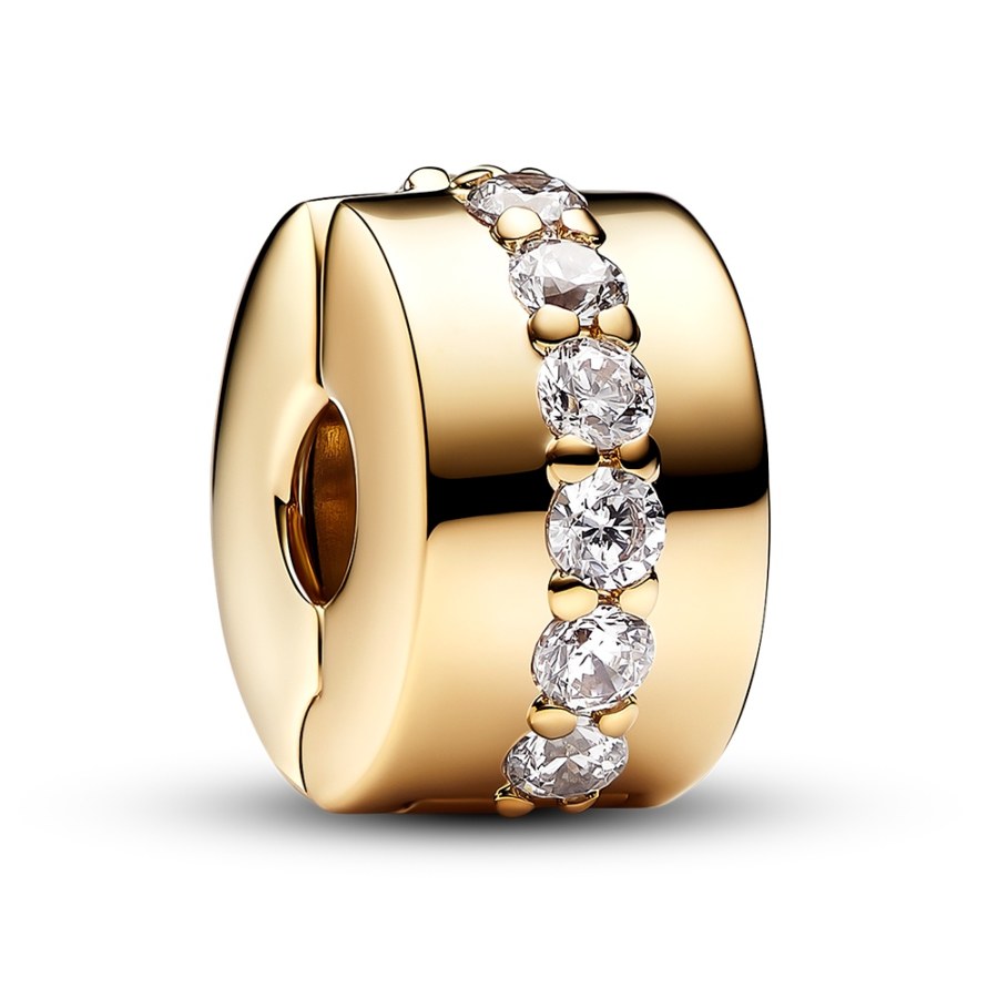 Pandora Pozlacený klipový korálek se zirkony Shine 761972C01 - Přívěsky Přívěsky na náramky