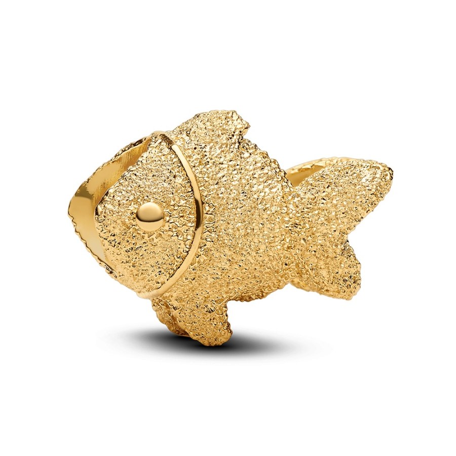 Pandora Pozlacený mini korálek Rybka Shine Moments 764522C00 - Přívěsky Přívěsky na náramky