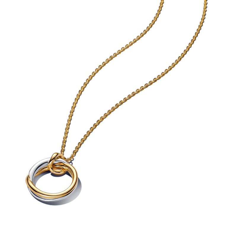 Pandora Elegantní bicolor náhrdelník Shine Essence 363882C00 45 cm Pandora Elegantní bicolor náhrdelník Shine Essence 363882C00 45 cm - Náhrdelníky