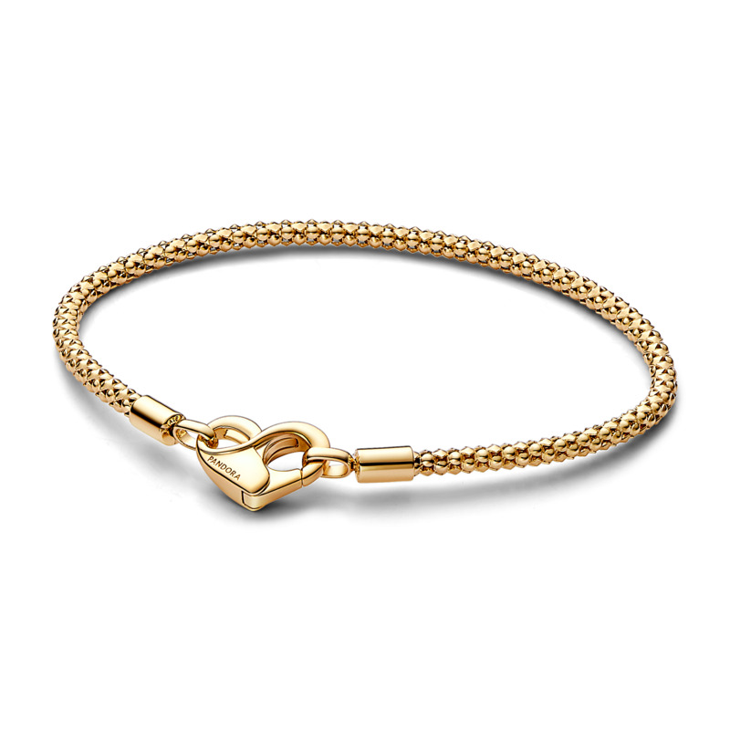 Pandora Pozlacený řetízkový náramek Shine Moments 562731C00 17 cm Pandora Pozlacený řetízkový náramek Shine Moments 562731C00 17 cm - Náramky Řetízkové náramky
