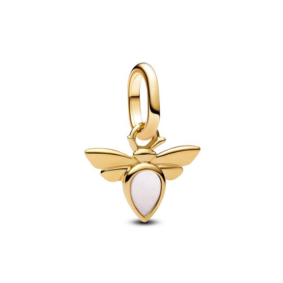 Pandora Půvabný pozlacený přívěsek Včela ME Shine 763826C01