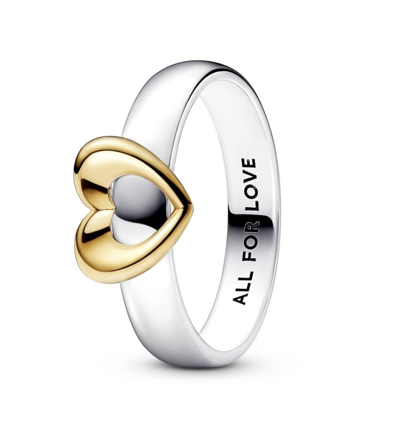 Pandora Romantický prsten Posuvné srdce Shine 162504C00 52 mm - Prsteny Prsteny bez kamínku