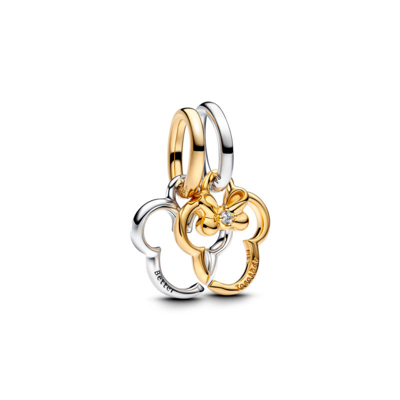 Pandora Rozdělitelný přívěsek Mickey a Minnie Disney 763650C01 Pandora Rozdělitelný přívěsek Mickey a Minnie Disney 763650C01 - Přívěsky a korálky