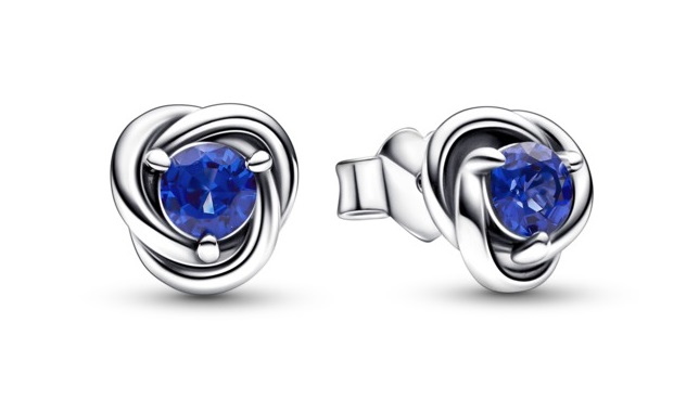 Pandora Slušivé stříbrné náušnice s modrými zirkony 292334C07 Pandora Slušivé stříbrné náušnice s modrými zirkony 292334C07 - Náušnice Pecky