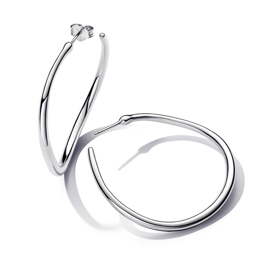Pandora Stříbrné kruhové náušnice Essence 293299C00