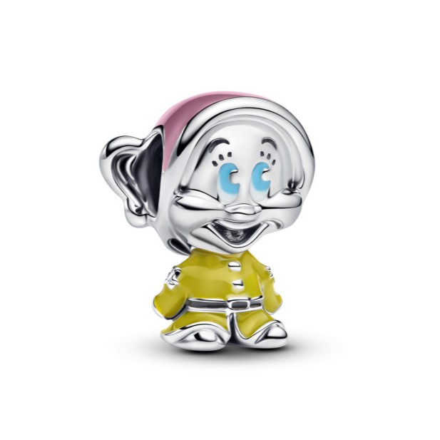 Pandora Stříbrný korálek Trpaslík Šmudla Disney 793749C01 - Přívěsky