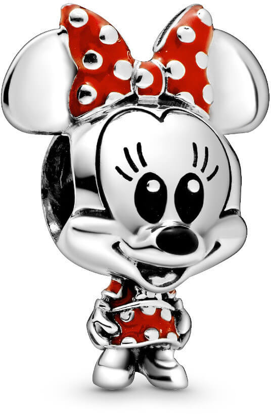 Pandora Stříbrný korálek Disney Minnie 798880C02 - Přívěsky a korálky