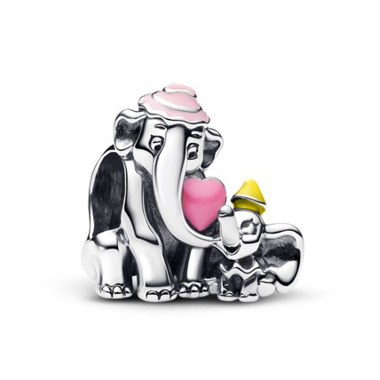 Pandora Stříbrný korálek Dumbo s maminkou Disney 793751C01 Pandora Stříbrný korálek Dumbo s maminkou Disney 793751C01 - Přívěsky Přívěsky na náramky