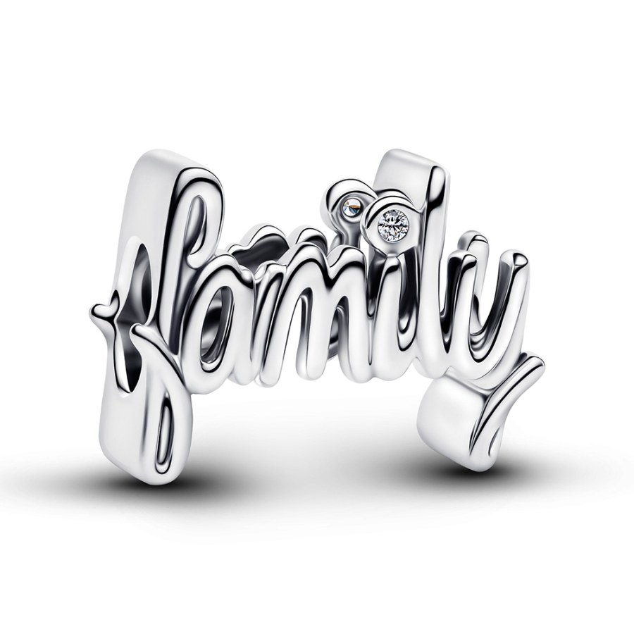 Pandora Stříbrný korálek Family Moments 794250C01 - Přívěsky Přívěsky na náramky