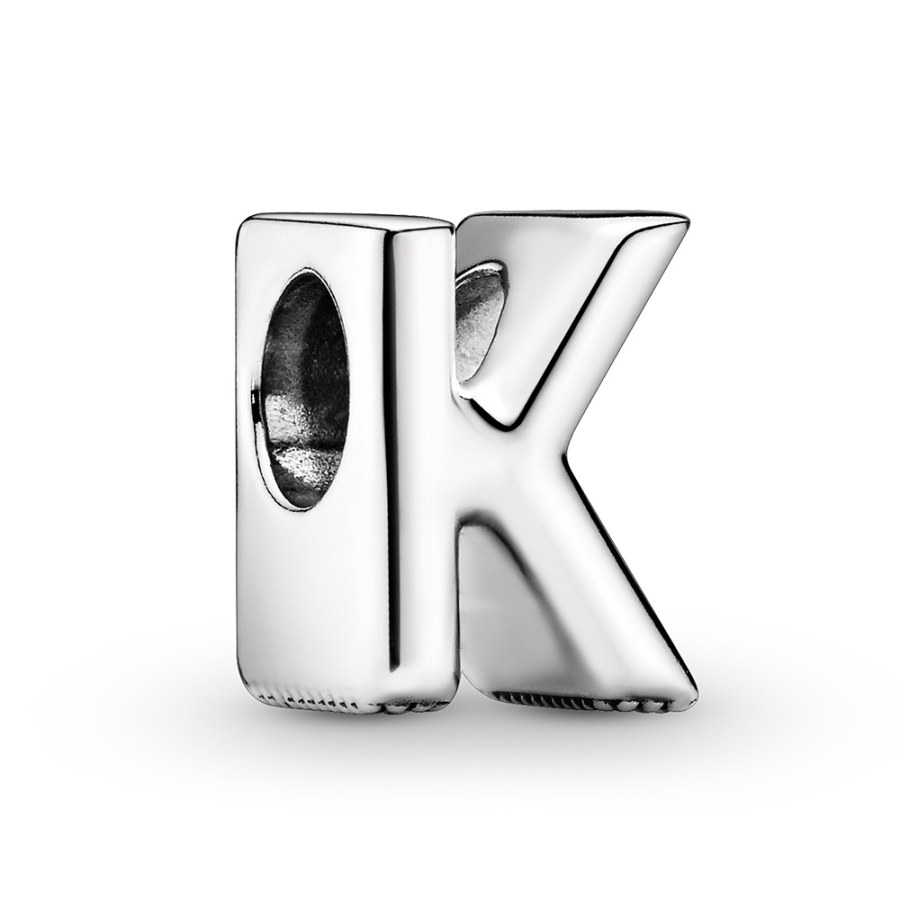 Pandora Stříbrný korálek "K" Moments 797465 - Přívěsky Přívěsky na náramky