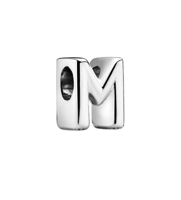 Pandora Stříbrný korálek "M" Moments 797467