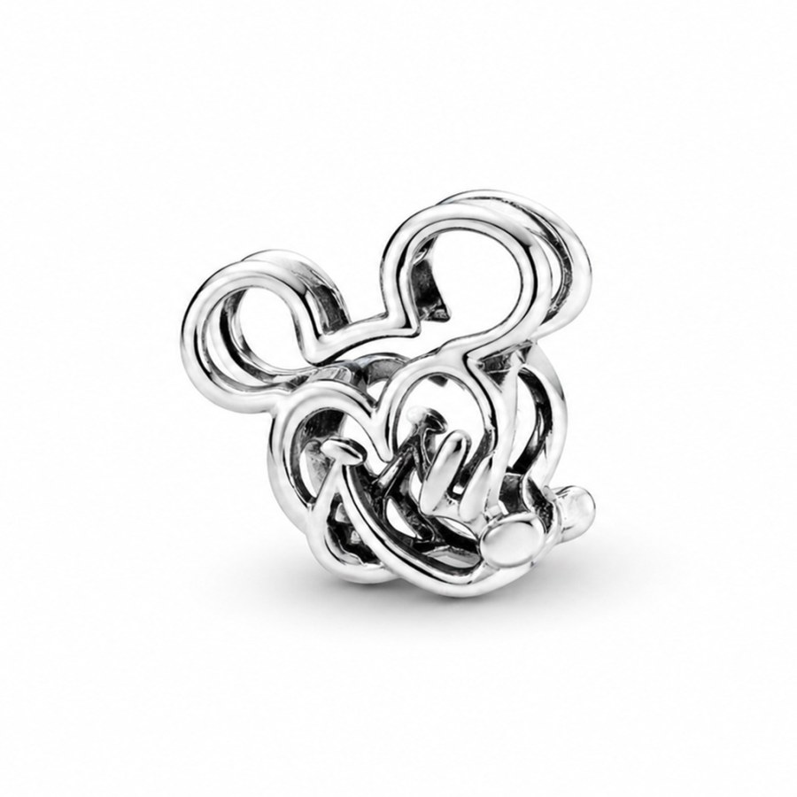 Pandora Stříbrný korálek Mickey Mouse Disney Moments 793907C00