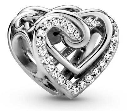 Pandora Stříbrný korálek Srdce 799270C01 - Přívěsky Přívěsky na náramky