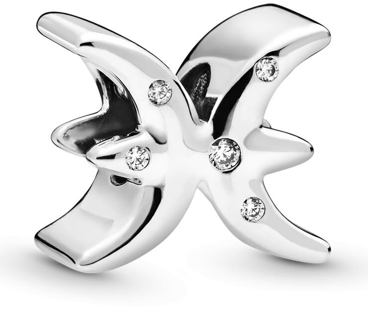 Pandora Stříbrný korálek znamení Ryby 798426C01 - Přívěsky Přívěsky na náramky