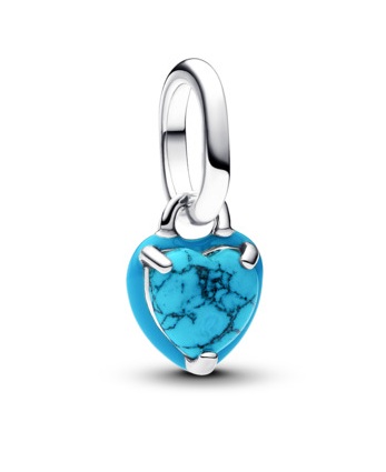 Pandora Stříbrný mini přívěsek Tyrkysové srdce Me 793827C01 Pandora Stříbrný mini přívěsek Tyrkysové srdce Me 793827C01 - Přívěsky a korálky