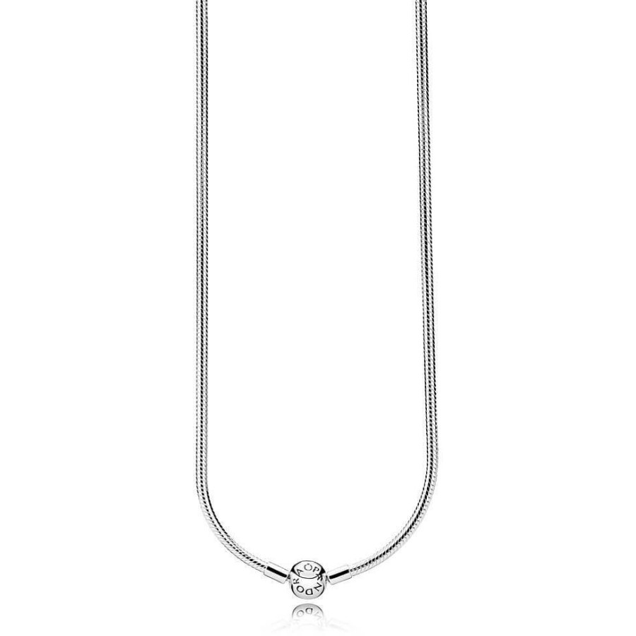 Pandora Stříbrný náhrdelník Moments 590742HV 45 cm - Náhrdelníky