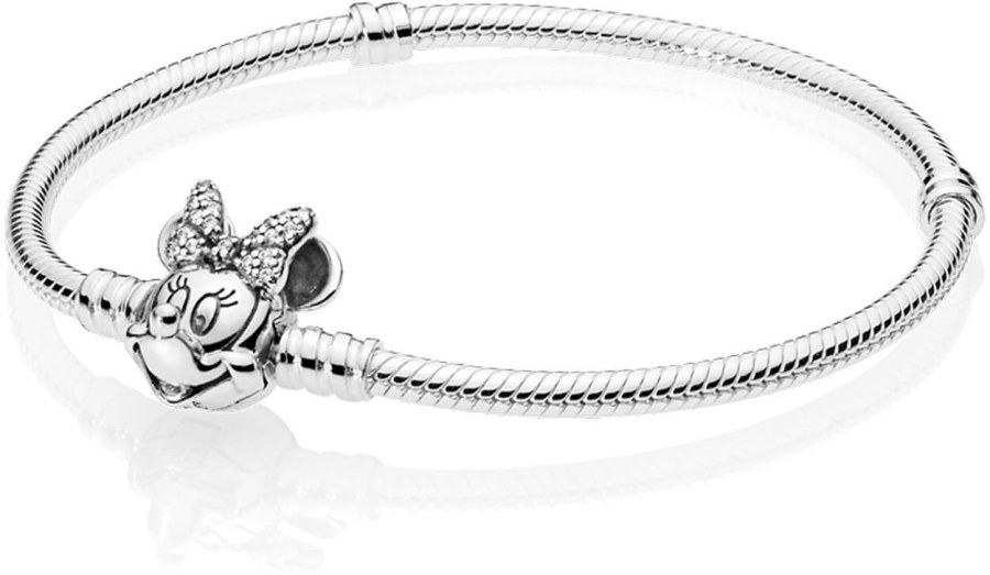Pandora Stříbrný náramek Disney Minnie 597770CZ 19 cm - Náramky Řetízkové náramky