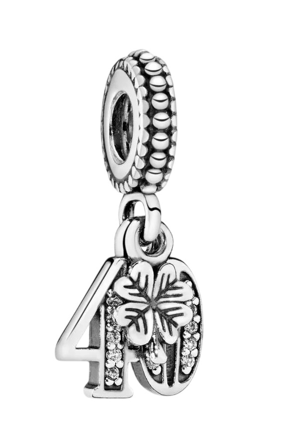 Pandora Stříbrný přívěsek k 40. narozeninám 791288CZ