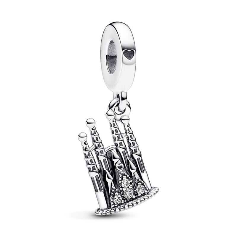 Pandora Stříbrný přívěsek Sagrada Familia Moments 792709C01 - Přívěsky