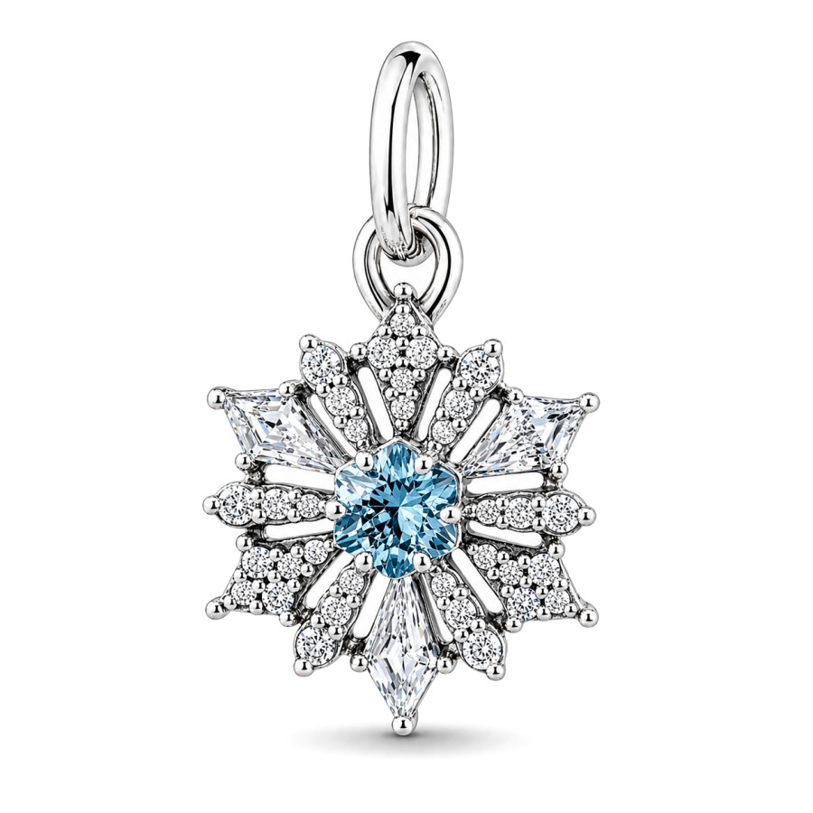 Pandora Stříbrný přívěsek Vločka královny Elsy Disney 794209C01