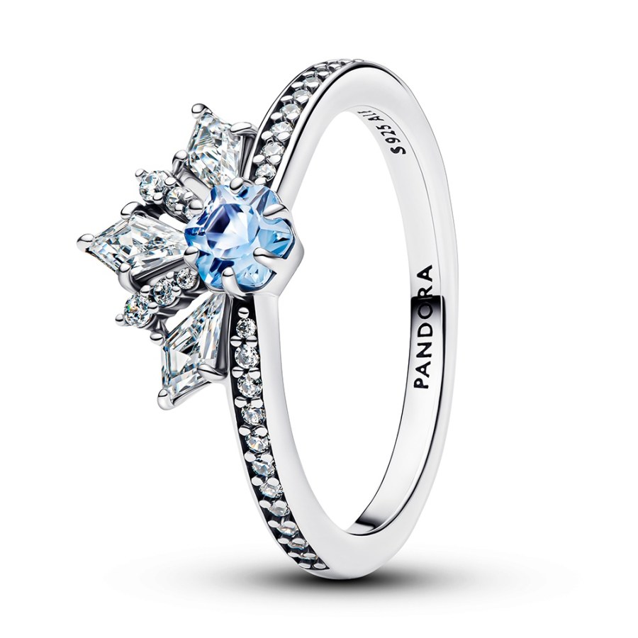 Pandora Stříbrný prsten Diadém královny Elsy Disney 194134C01 48 mm - Prsteny Prsteny s&nbsp;kamínkem