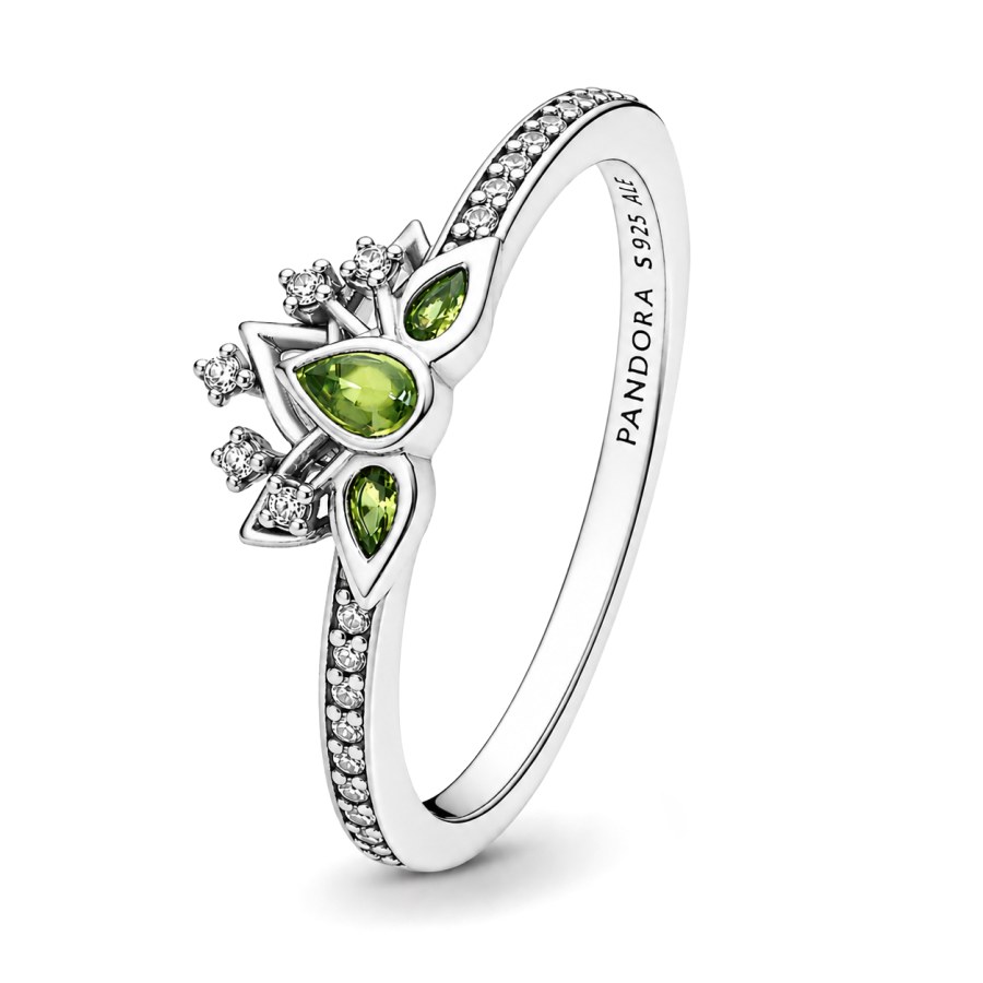 Pandora Stříbrný prsten Diadém princezny Tiany Disney 193653C01 54 mm - Prsteny Prsteny s&nbsp;kamínkem