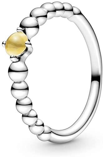 Pandora Stříbrný prsten pro ženy narozené v listopadu 198867C11 50 mm - Prsteny Prsteny s kamínkem