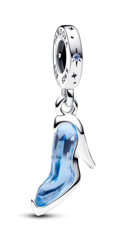 Pandora Stříbrný visací přívěsek Popelčin střevíček Disney 793071C01 - Přívěsky a korálky