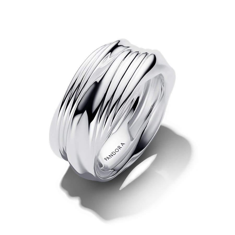 Pandora Stylový set stříbrných prstenů Essence 193890C00 56 mm