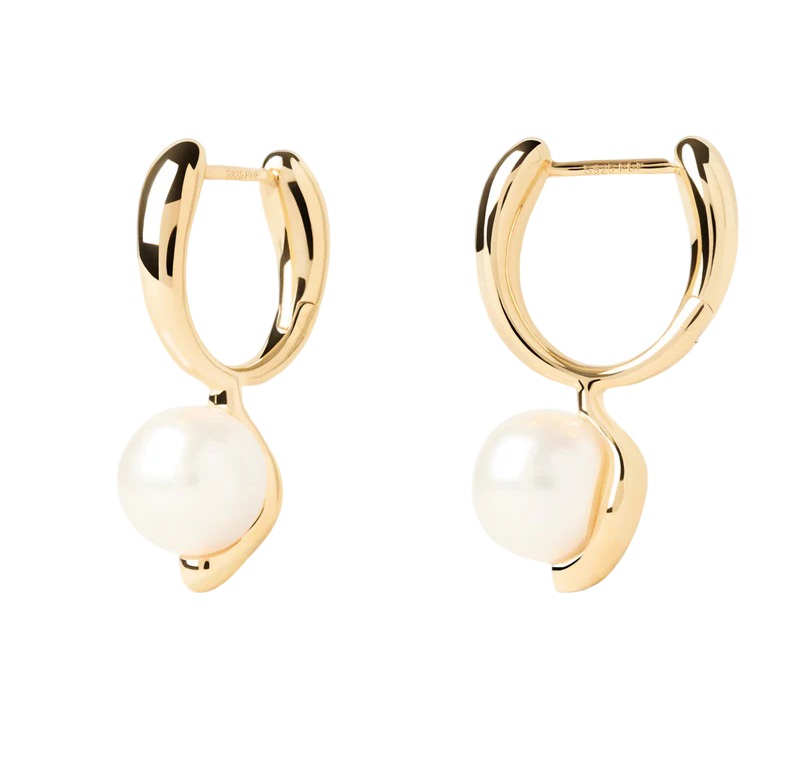 PDPAOLA Elegantní pozlacené náušnice La Perla AR01-E77-U PDPAOLA Elegantní pozlacené náušnice La Perla AR01-E77-U - Náušnice Kruhy