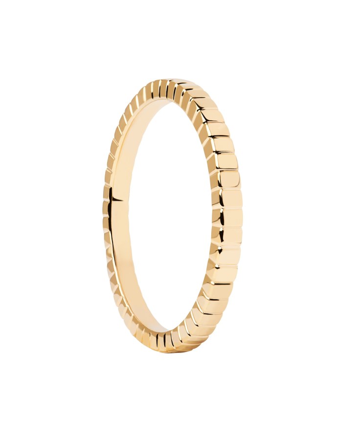 PDPAOLA Minimalistický pozlacený prsten Lea Essentials AN01-811 50 mm - Prsteny Prsteny bez kamínku