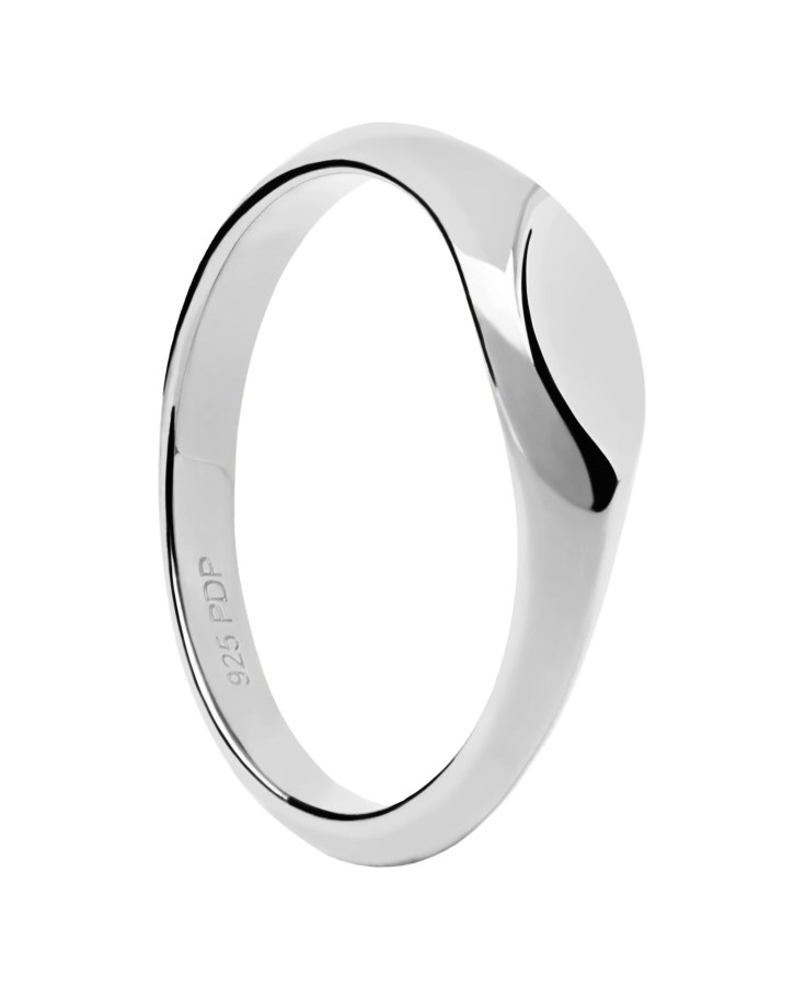 PDPAOLA Minimalistický stříbrný prsten Duke Vanilla AN02-A54 48 mm - Prsteny Prsteny bez kamínku